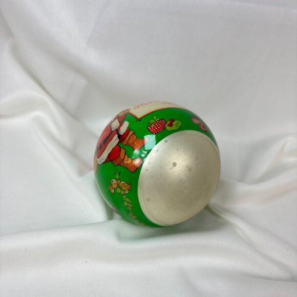 1981 Glass Gibson Merry CHRISTMAS Mother and Dad ORNAMENT Santa & Mrs. Claus - Picture 5 of 7